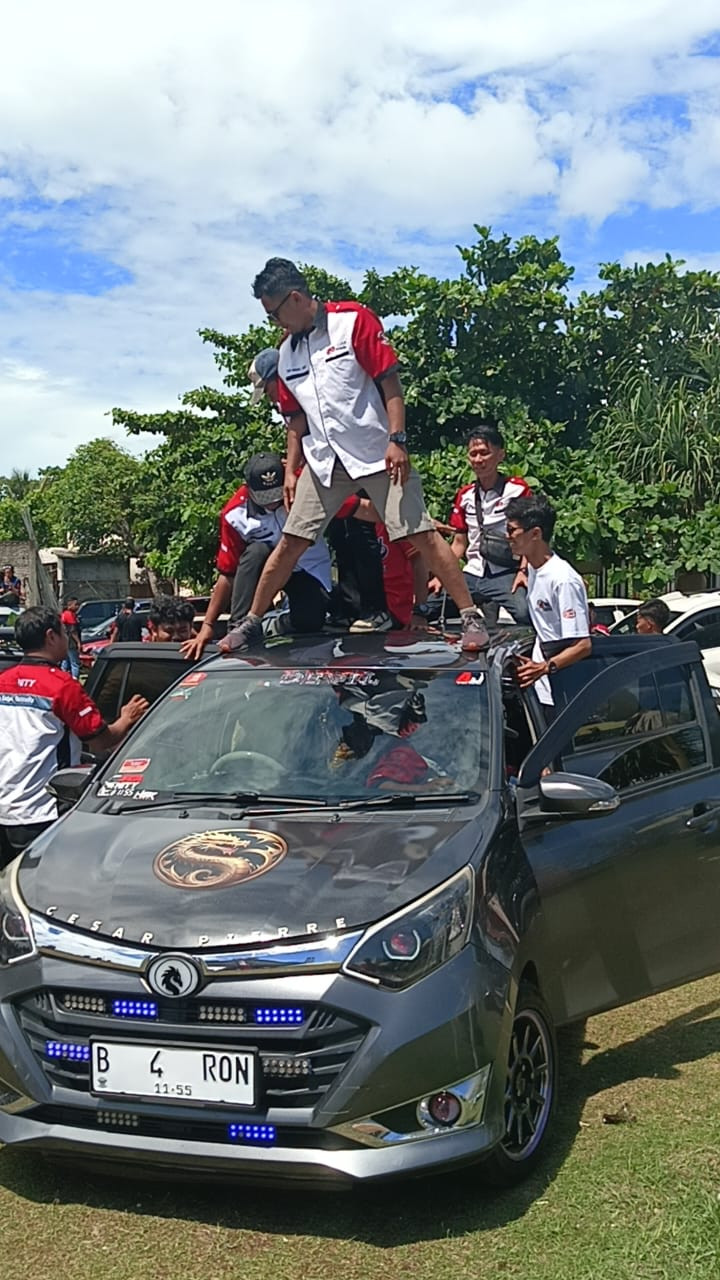 Kontes modifikasi di acara Scanity Lampung